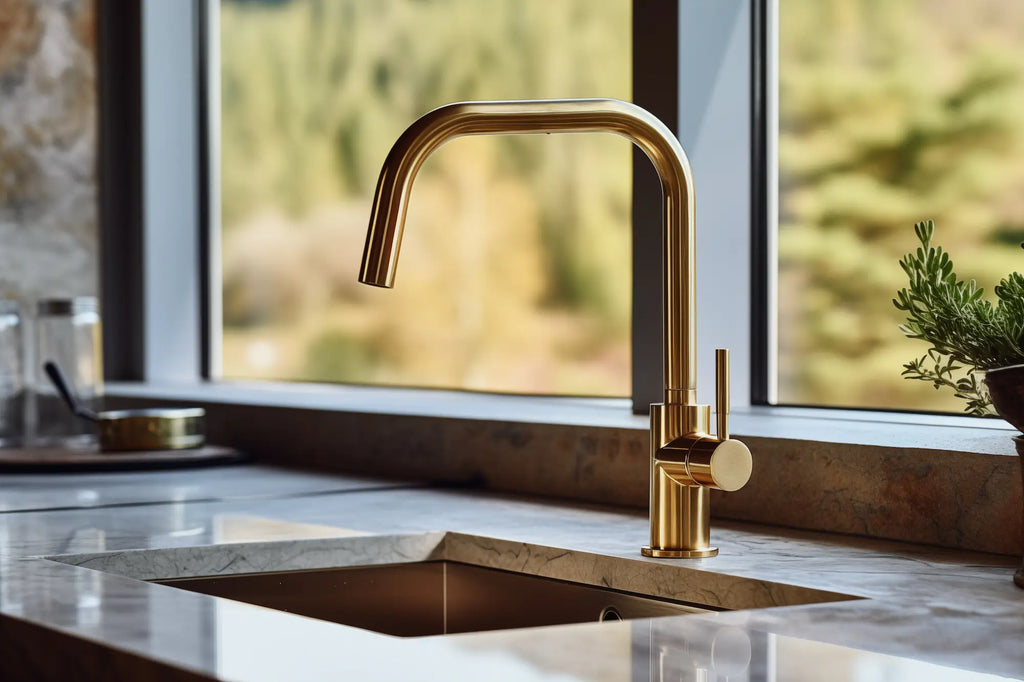 Are brass kitchen taps safe?